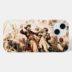 Funda Para iPhone 15 Captura, Pirata Barbanegra, Venganza de la Reina A