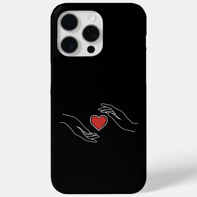 Funda De Case-Mate Para iPhone Capturando el corazón (Reverso )
