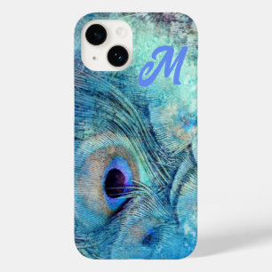 Funda Para iPhone 14 De Case-Mate Capucha de pavo real de mármol azul morado verde a