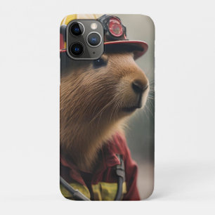 Funda Para iPhone 11 Pro "Capybara al rescate: Extraordinario bombero