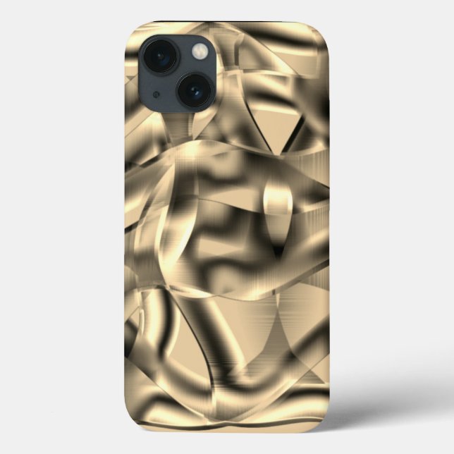 Funda De Case-Mate Para iPhone Caqui curvo o beige, con tonos luminosos (Reverso)