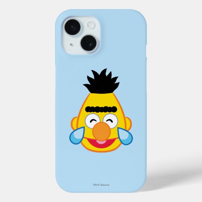 Funda De Case-Mate Para iPhone Cara Bert con lágrimas de alegría (Reverso )