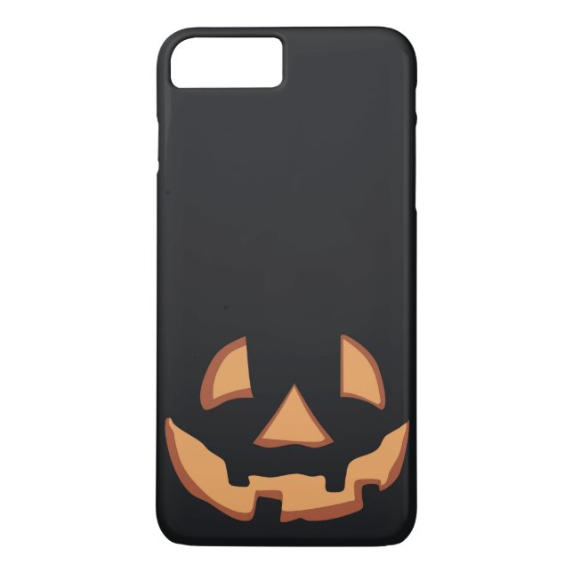 Funda De Case-Mate Para iPhone Cara de calabaza para Halloween (Reverso)