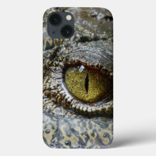 Funda Para iPhone 13 cara de cocodrilo animal personalizado diy