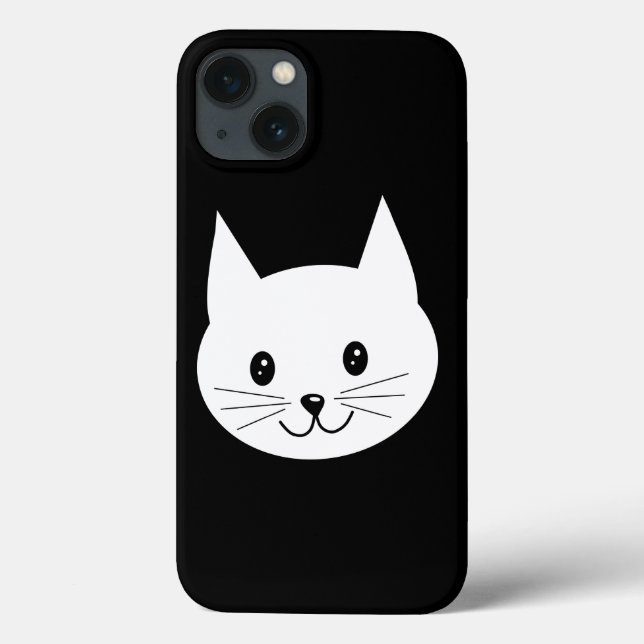 Funda De Case-Mate Para iPhone Cara de gato. (Reverso)