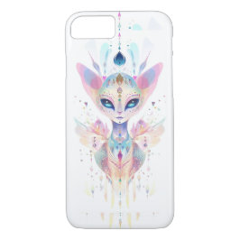 Funda Para iPhone 8/7 Cara de gato alienígena