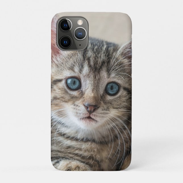 Funda De Case-Mate Para iPhone Cara de gato suave (Reverso)