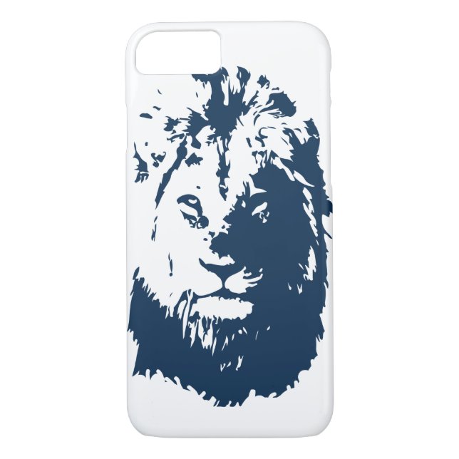 Funda De Case-Mate Para iPhone Cara de león (Reverso)