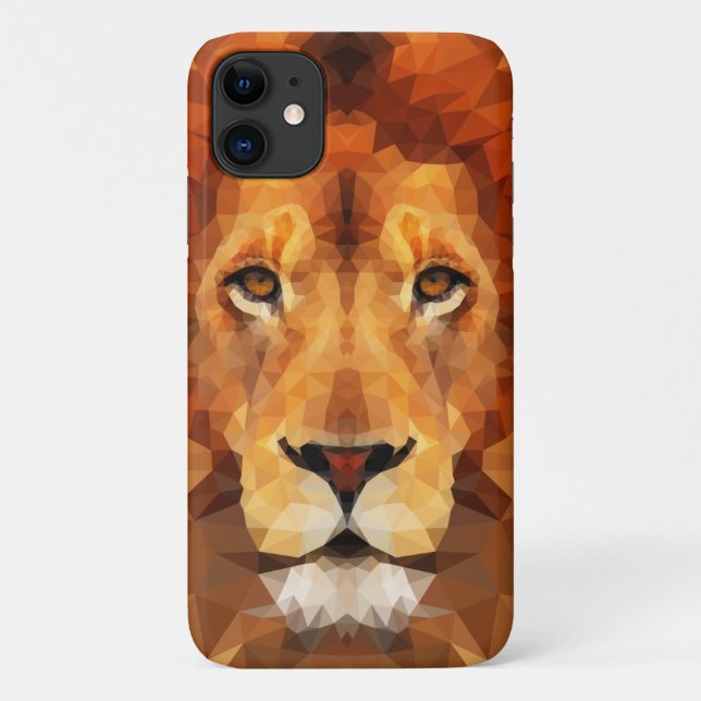 Funda De Case-Mate Para iPhone Cara de león de popa baja-65764 (Reverso)