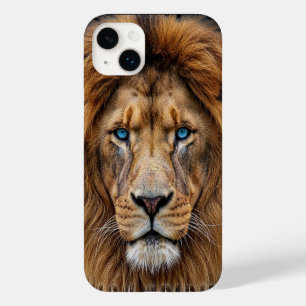 Funda Para iPhone 14 Plus De Case-Mate Cara de León Majestuoso con Ojos Azules Anima Fa