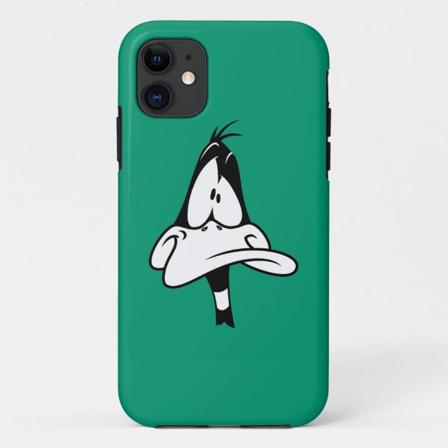 Funda De Case-Mate Para iPhone Cara de pato de DAFFY™ confusa (Reverso)