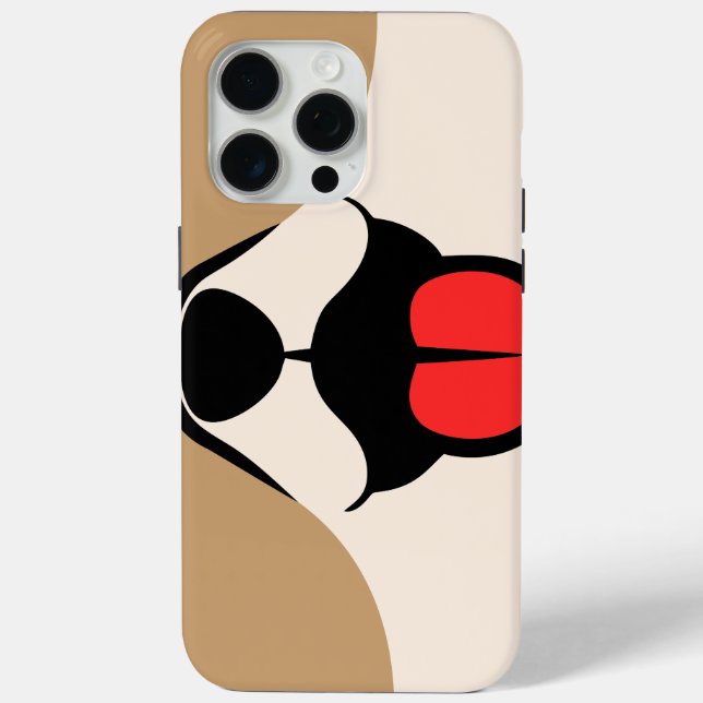 Funda De Case-Mate Para iPhone Cara de perro (Reverso )