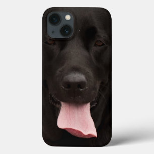 Funda Para iPhone 13 Cara de perro negro