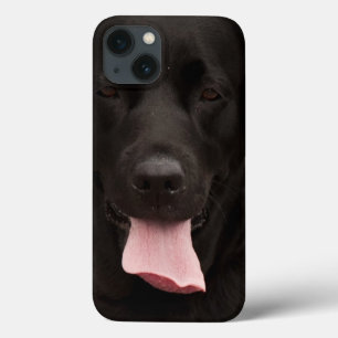 Funda Para iPhone 13 Cara de perro negro