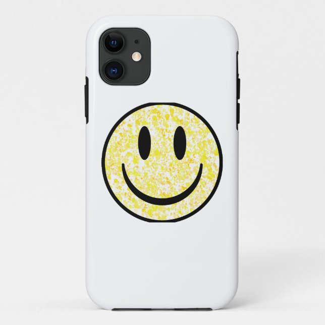 Funda De Case-Mate Para iPhone Cara de sonrisa salpicada (Reverso)