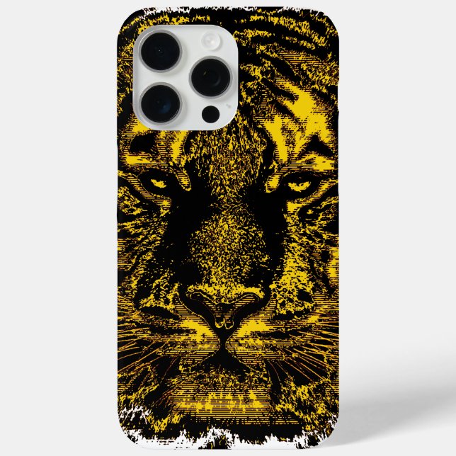 Funda De Case-Mate Para iPhone Cara de tigre (Reverso )