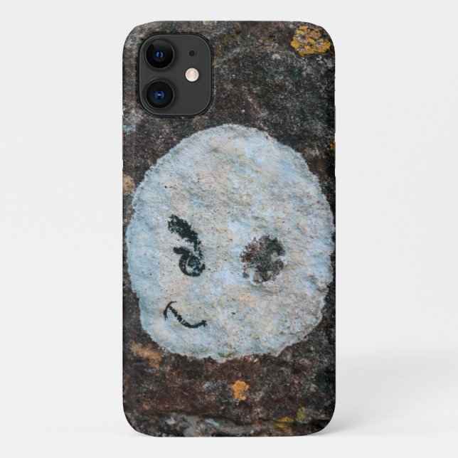 Funda De Case-Mate Para iPhone Cara en una pared (Reverso)