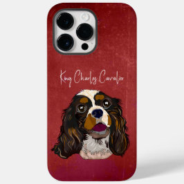 Funda Para iPhone 14 Pro Max De Case-Mate Cara fea del rey Charles Cavalier