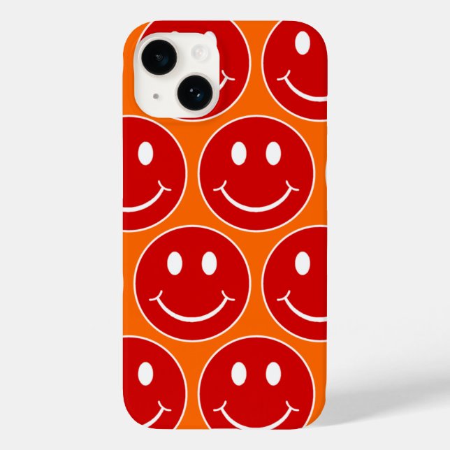 Funda De Case-Mate Para iPhone Cara feliz (Reverso )