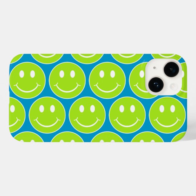 Funda De Case-Mate Para iPhone Cara feliz (Reverso  (Horizontal))
