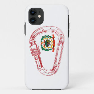 title_seo2 Carabiner de escalada de bandera de Virginia Occid