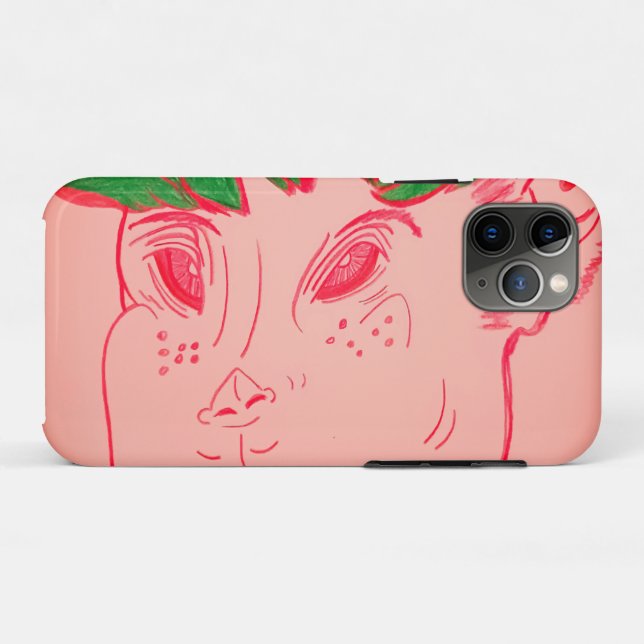 Funda De Case-Mate Para iPhone Características de criaturas animadas (Reverso (horizontal))