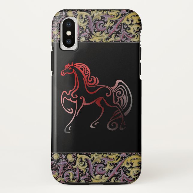 Funda De Case-Mate Para iPhone Caras de caballo (Reverso)