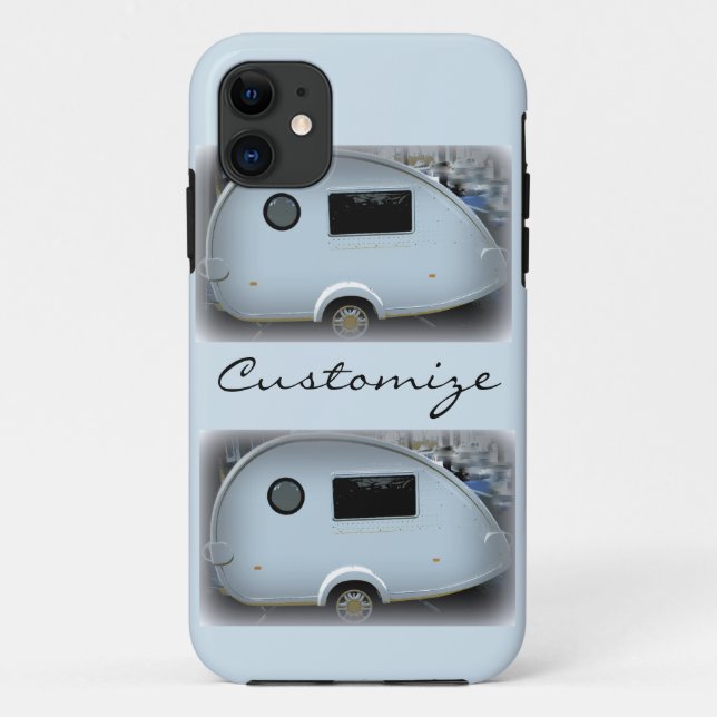 Funda De Case-Mate Para iPhone Caravana aerodinámica del gitano del remolque de (Reverso)