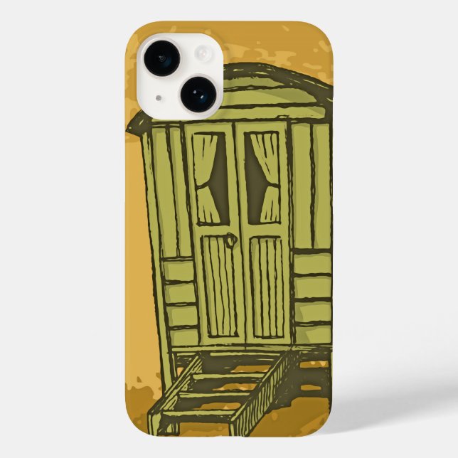 Funda De Case-Mate Para iPhone Caravana gitana (Reverso )