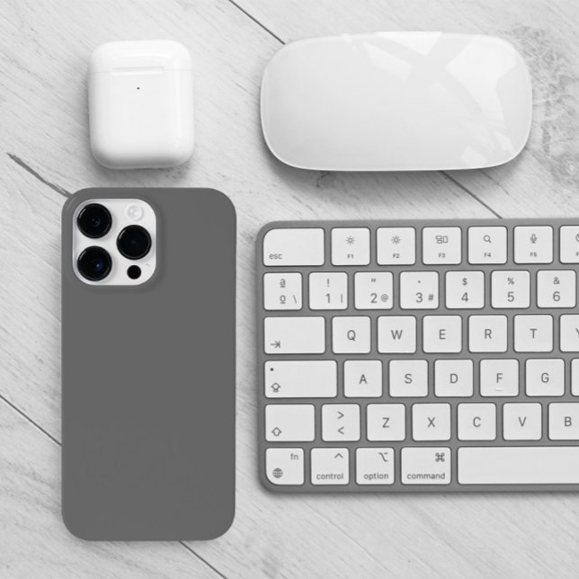 Funda De Case-Mate Para iPhone Carbón (Modern minimalist grey case for him.)