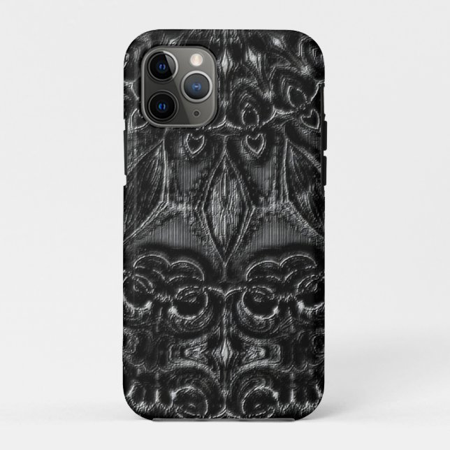 Funda De Case-Mate Para iPhone Carbón Mandala (Reverso)