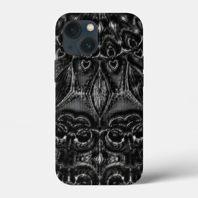 Funda De Case-Mate Para iPhone Carbón Mandala (Reverso )