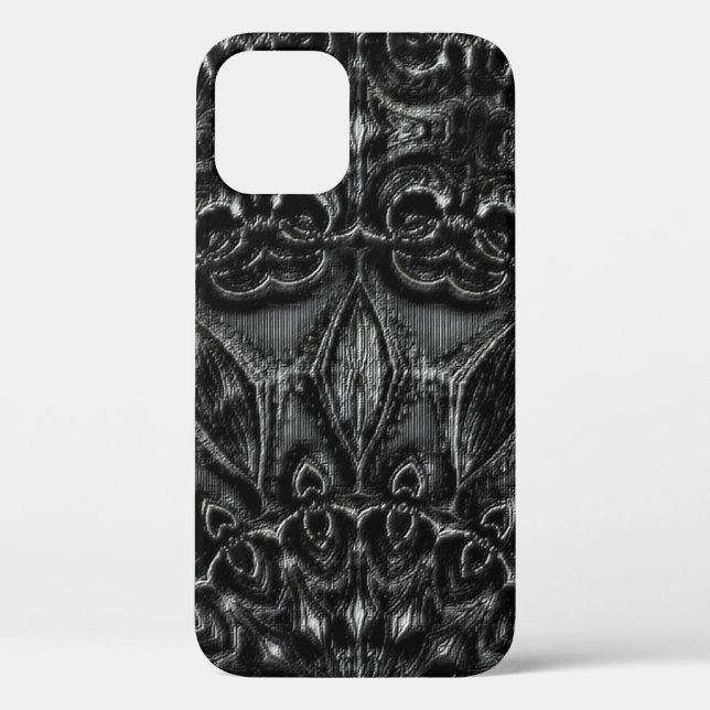 Funda De Case-Mate Para iPhone Carbón Mandala (Reverso )