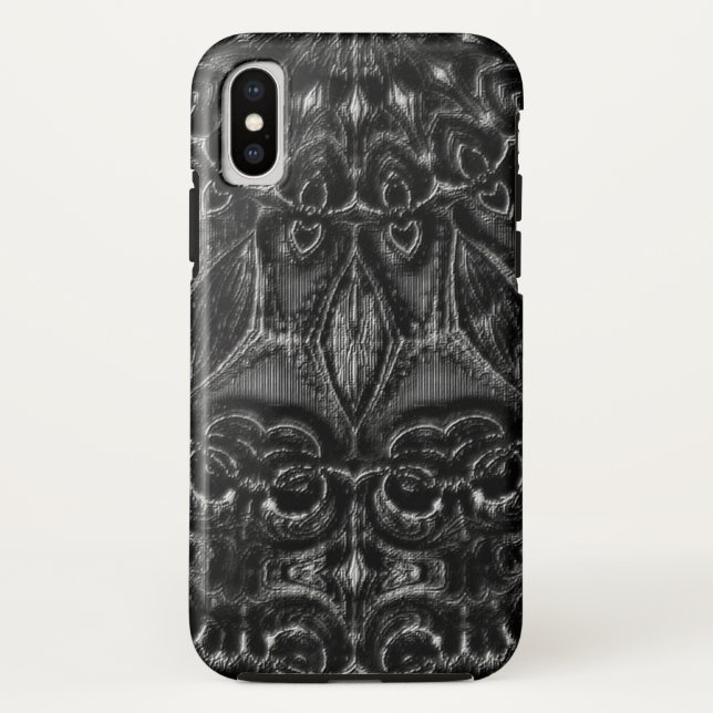 Funda De Case-Mate Para iPhone Carbón Mandala (Reverso)