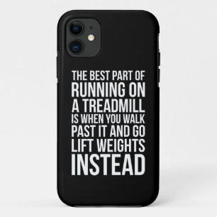 Funda Para iPhone 11 Cardio, Treadmill Running vs Lifting - Divertido g