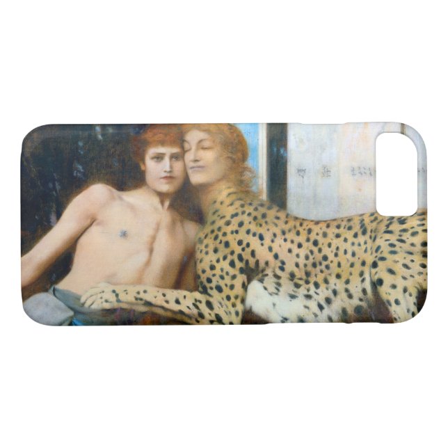 Funda De Case-Mate Para iPhone Caresses, Fernand Khnopff (Reverso (horizontal))