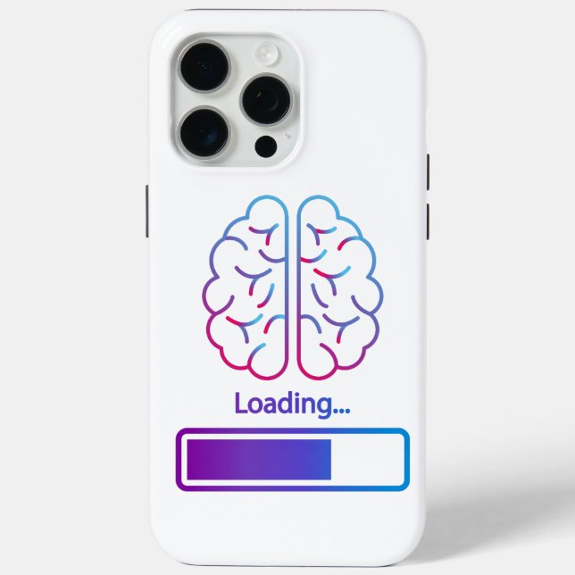 Funda De Case-Mate Para iPhone carga cerebral (Reverso )