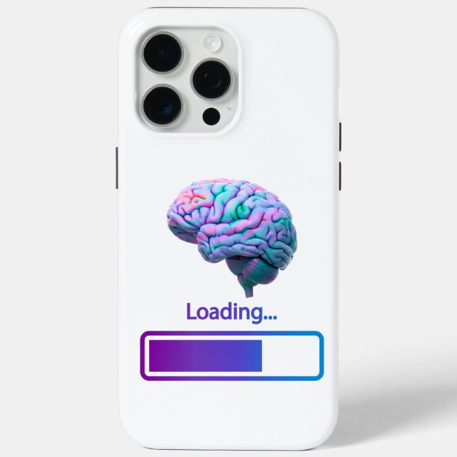 Funda De Case-Mate Para iPhone carga cerebral (Reverso )