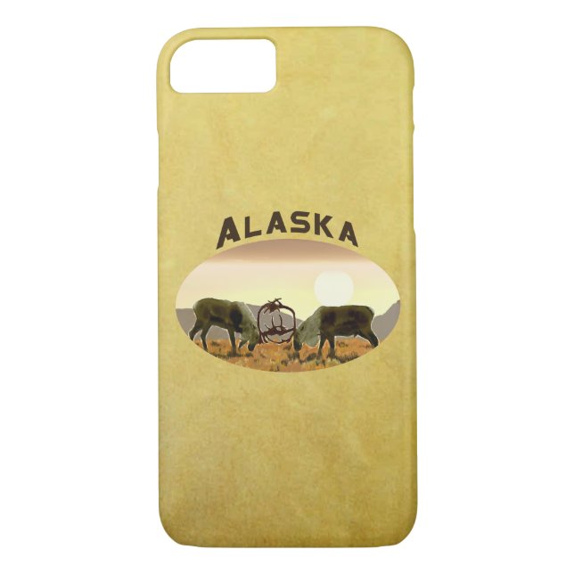 Funda De Case-Mate Para iPhone Caribou Duel - Alaska (Reverso)