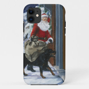Funda Para iPhone 11 Carl que ayuda a Papá Noel de <Carl's Christmas> 