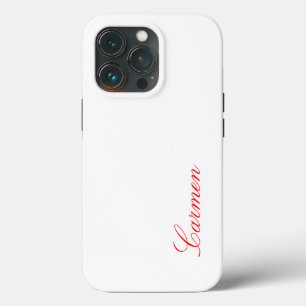 Funda Para iPhone 13 Pro Carmen - personalizar con tu nombre de portada par