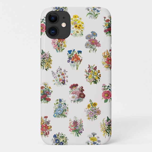 Funda De Case-Mate Para iPhone Carnaval de flores (Reverso)