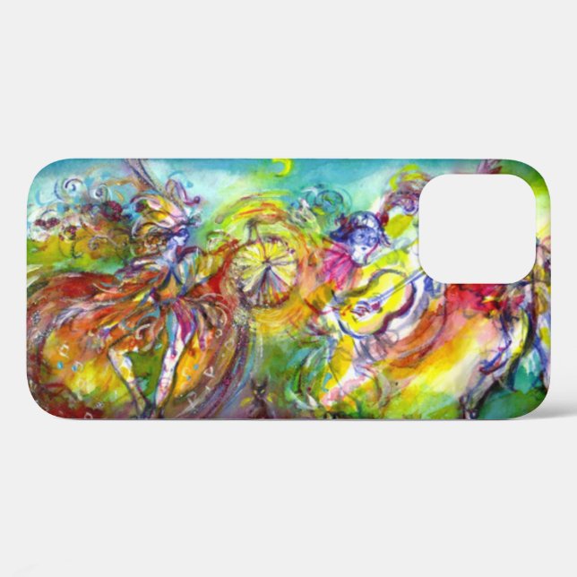 Funda De Case-Mate Para iPhone CARNAVAL ITALIANO / Danza, música, teatro (Reverso (Horizontal))