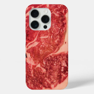 Funda Para iPhone 15 Pro Carne cruda Ribeye Steack