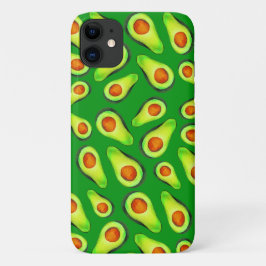 Funda Para iPhone 11 Carne de aguacate verde