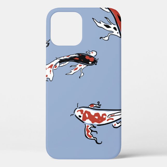 Funda De Case-Mate Para iPhone Carne de pez patrón koi koi carpa (Reverso )