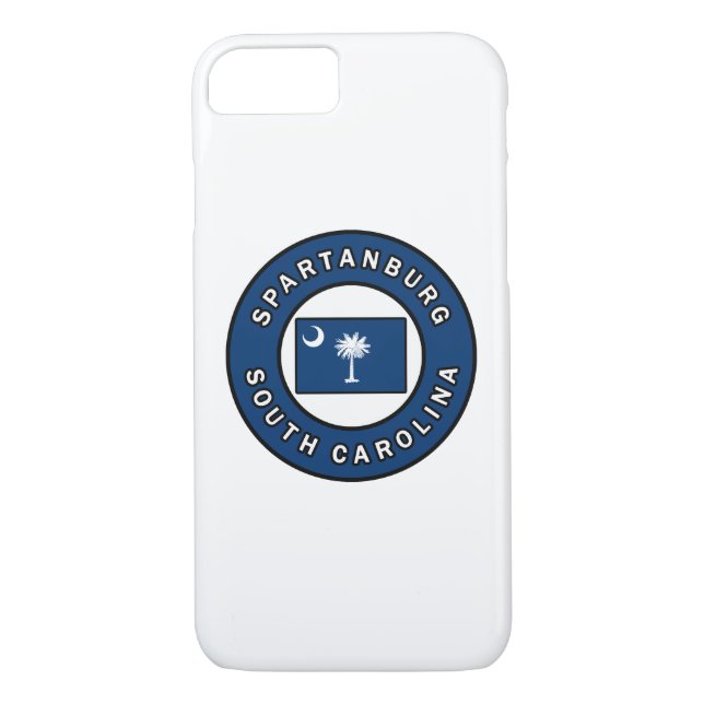 Funda De Case-Mate Para iPhone Carolina del Sur de Spartanburg (Reverso)