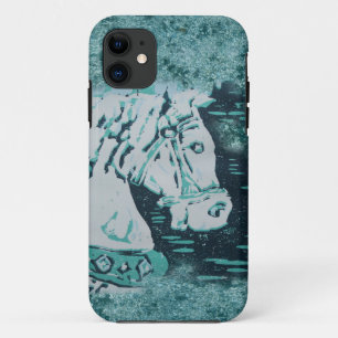 Funda Para iPhone 11 Carousel Horse Aquamarine