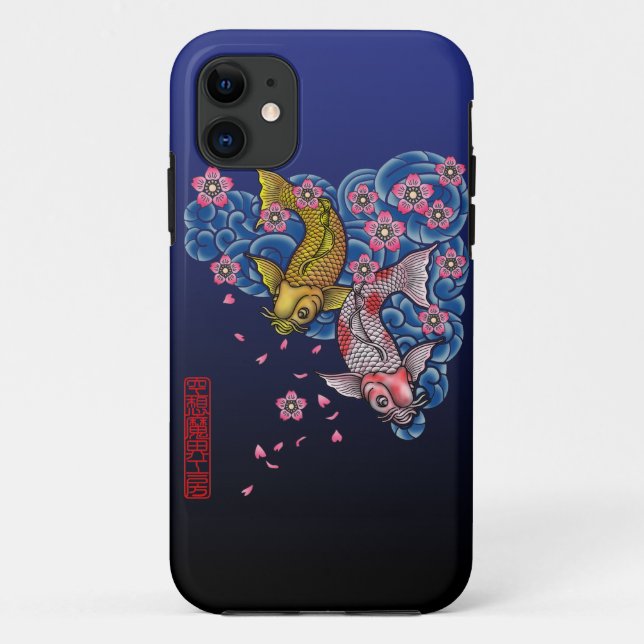 Funda De Case-Mate Para iPhone Carp sakura (Reverso)