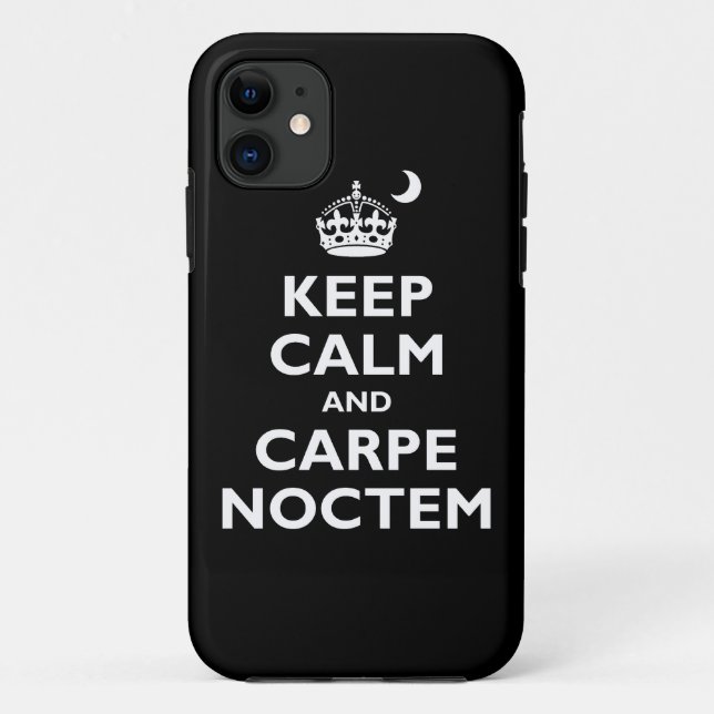 Funda De Case-Mate Para iPhone ¡Carpe Noctem! (Reverso)